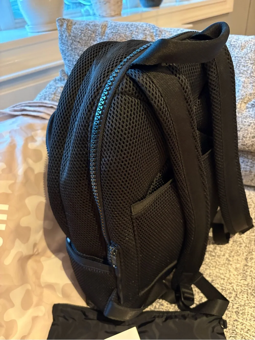 Dagne Dover Onyx Air Mesh Dakota Backpack Large - NWT